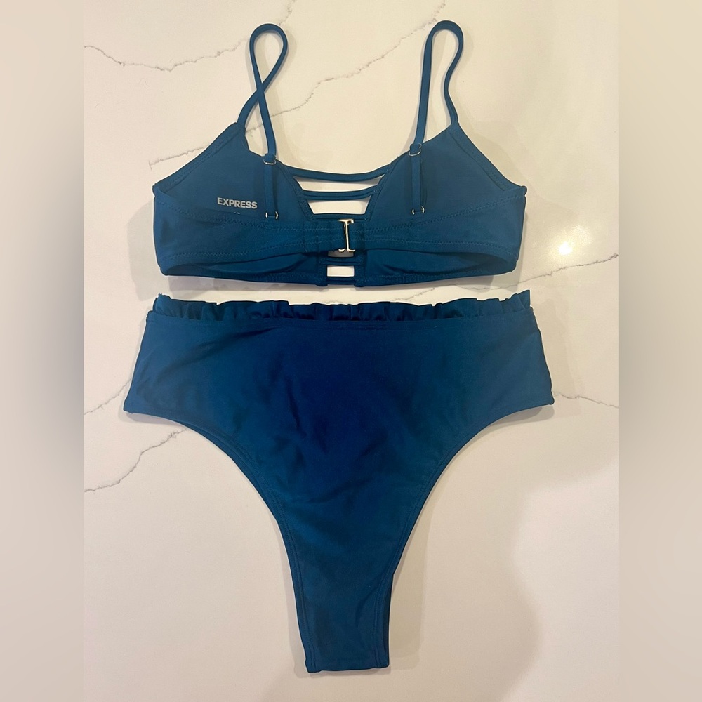 Express Turquoise Bikini Set - Picture 2 of 4